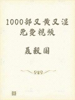 1000部又黄又湿免费视频