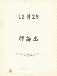 12月25