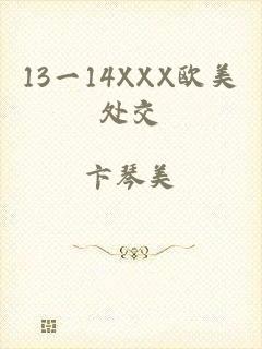 13一14XXX欧美处交