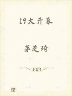 19大开幕