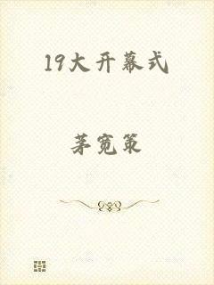 19大开幕式