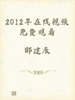2012年在线视频免费观看
