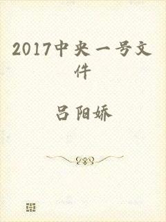 2017中央一号文件