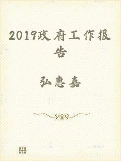 2019政府工作报告