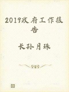 2019政府工作报告