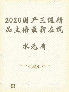 2020国产三级精品主播最新在线