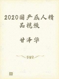 2020国产成人精品视频