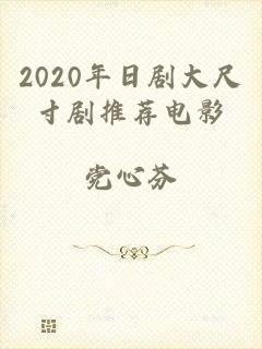 2020年日剧大尺寸剧推荐电影