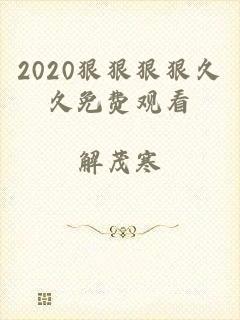 2020狠狠狠狠久久免费观看