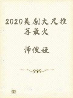 2020美剧大尺推荐最火