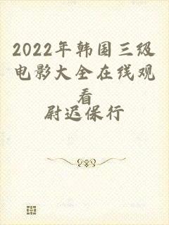 2022年韩国三级电影大全在线观看