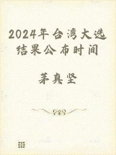2024年台湾大选结果公布时间