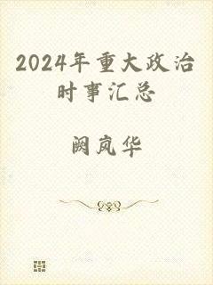2024年重大政治时事汇总