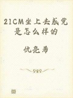 21CM坐上去感觉是怎么样的