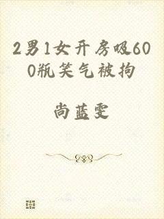 2男1女开房吸600瓶笑气被拘
