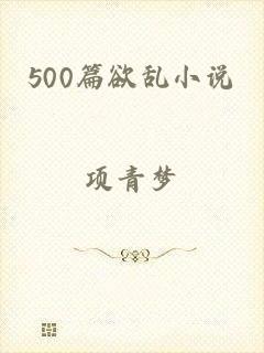 500篇欲乱小说