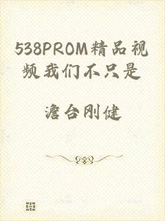 538PROM精品视频我们不只是