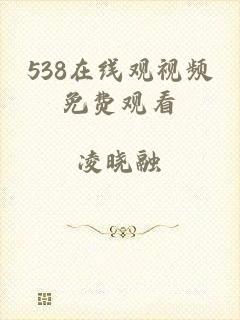 538在线观视频免费观看