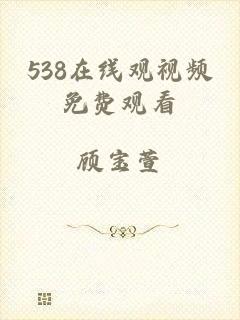 538在线观视频免费观看