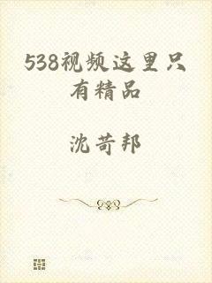 538视频这里只有精品