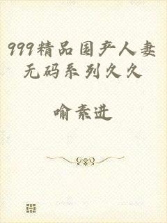 999精品国产人妻无码系列久久