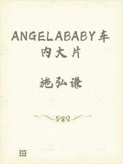 ANGELABABY车内大片