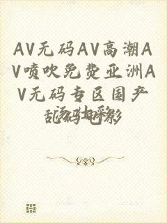 AV无码AV高潮AV喷吹免费亚洲AV无码专区国产乱码电影