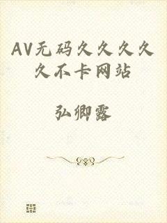 AV无码久久久久久不卡网站
