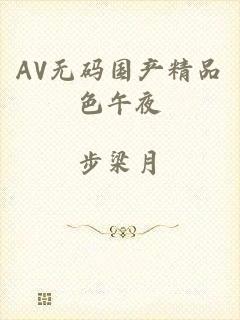 AV无码国产精品色午夜