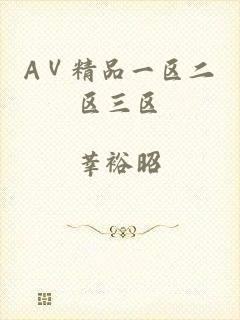 AⅤ精品一区二区三区