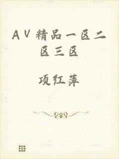 AⅤ精品一区二区三区