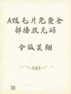 A级毛片免费全部播放无码