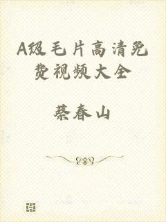 A级毛片高清免费视频大全