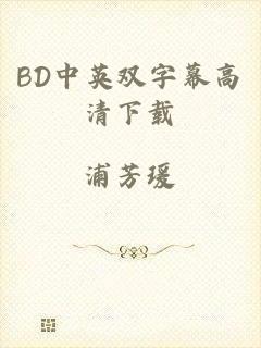 BD中英双字幕高清下载