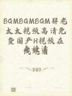 BGMBGMBGM胖老太太视频高清免费国产H视频在线观看