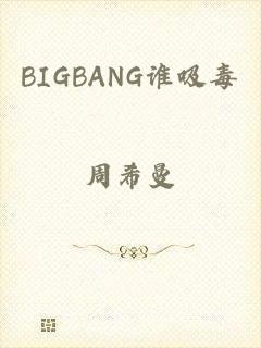 BIGBANG谁吸毒