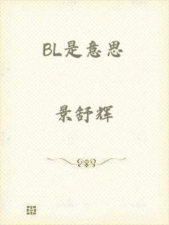 BL是意思