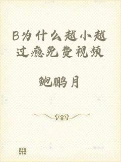 B为什么越小越过瘾免费视频