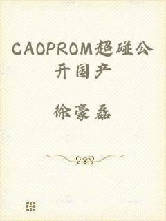 CAOPROM超碰公开国产