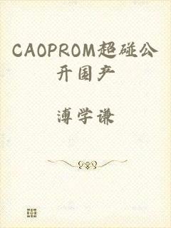 CAOPROM超碰公开国产