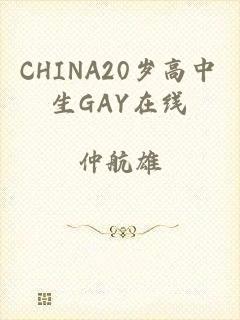 CHINA20岁高中生GAY在线
