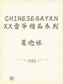 CHINESEGAYXNXX雷爷精品系列