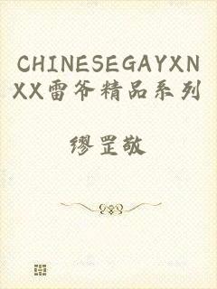 CHINESEGAYXNXX雷爷精品系列