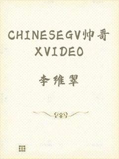 CHINESEGV帅哥XVIDEO