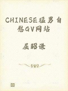 CHINESE猛男自慰GV网站