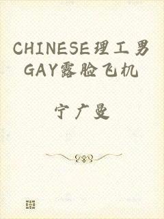 CHINESE理工男GAY露脸飞机