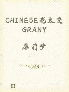 CHINESE老太交GRANY
