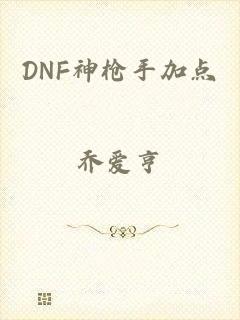 DNF神枪手加点