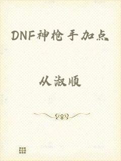 DNF神枪手加点