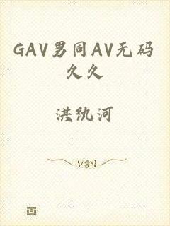 GAV男同AV无码久久